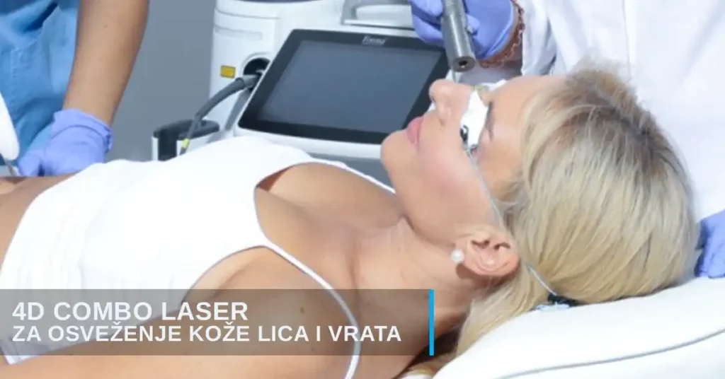 Lasersko podmlađivanje lica i uklanjanje bora 4D Combo poliklinika Diva