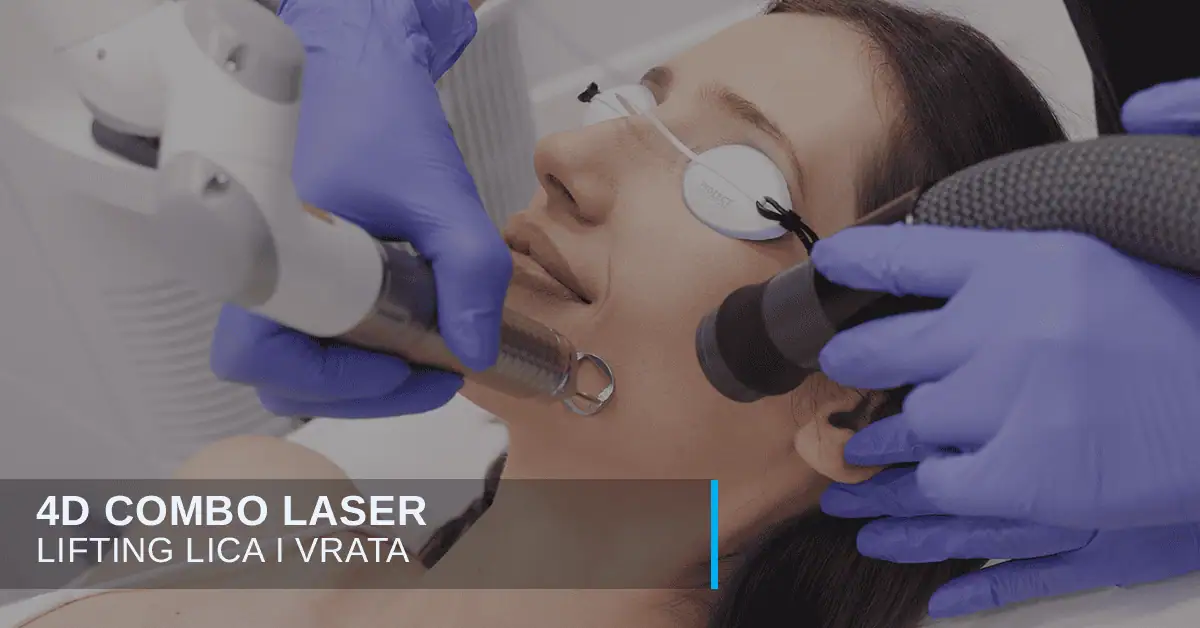 Lasersko podmlađivanje lica i uklanjanje bora 4D Combo poliklinika Diva