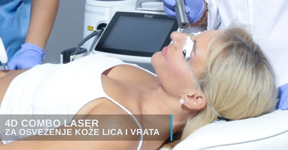 Lasersko podmlađivanje lica i uklanjanje bora 4D Combo poliklinika Diva