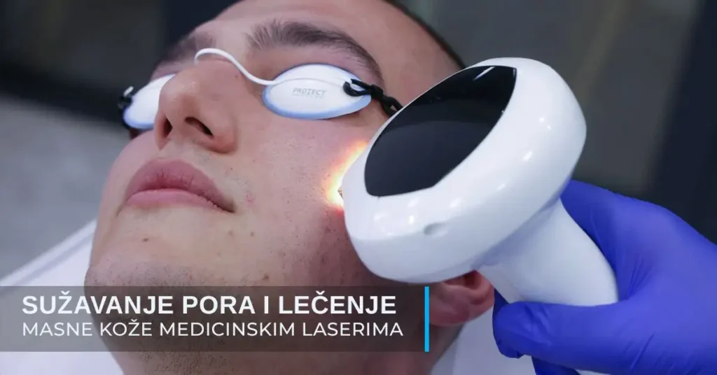 Proširene pore i masna koža lica