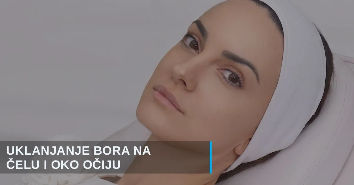 Uklanjanje bora na čelu i oko očiju poliklinika Diva dr Bogdanović Beograd