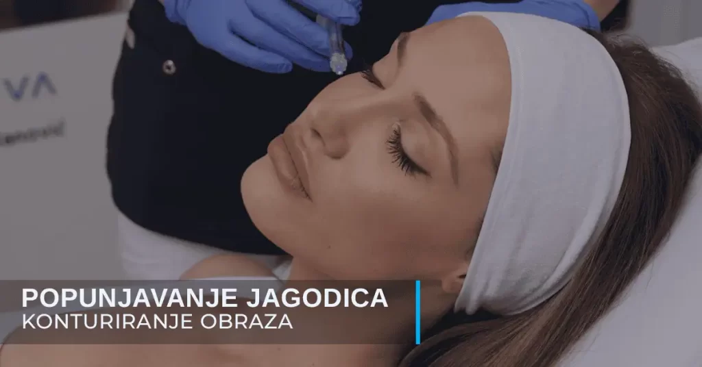 Popunjavanje jagodica hijaluronom poliklinika Diva dr Bogdanović