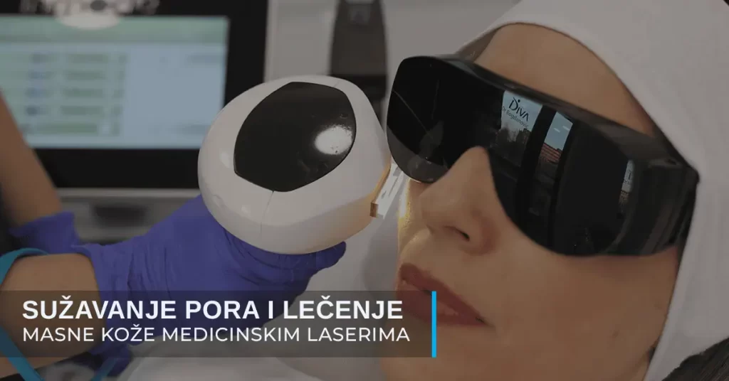 Proširene pore i masna koža lica